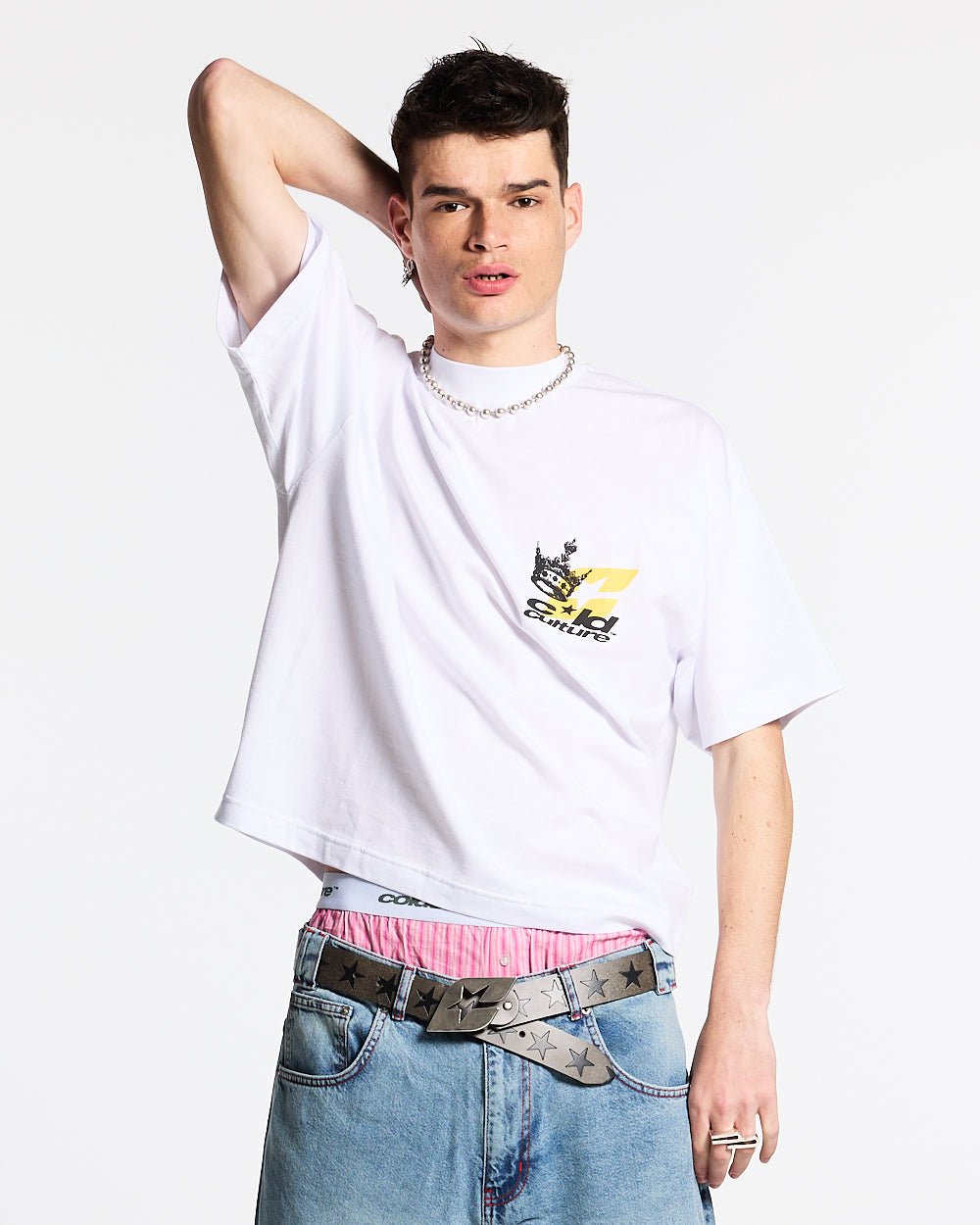THE CROWN TEE WHITE - Cold Culture