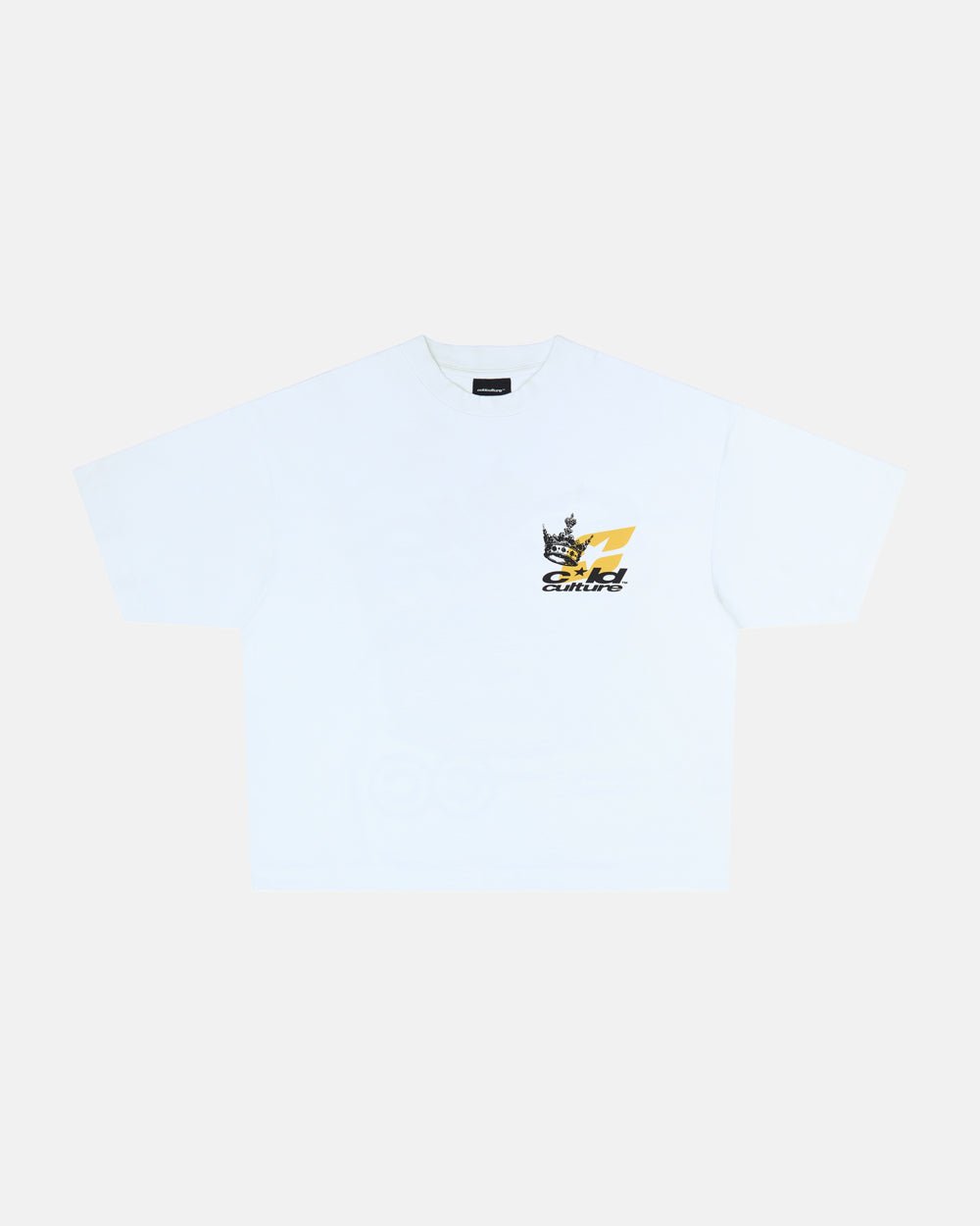 THE CROWN TEE WHITE - Cold Culture