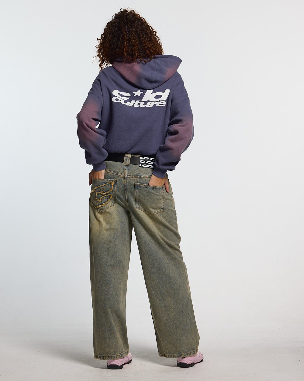 THERMAL ZIP HOODIE BLUE - Cold Culture #woman