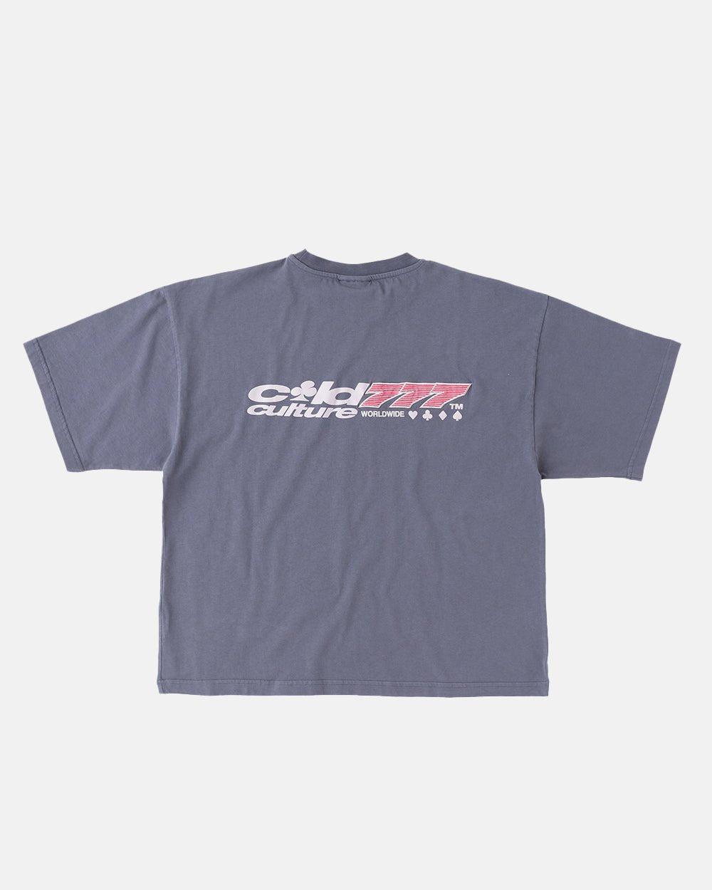 THREE SEVENS TEE DARK BLUE - COLD CULTURE