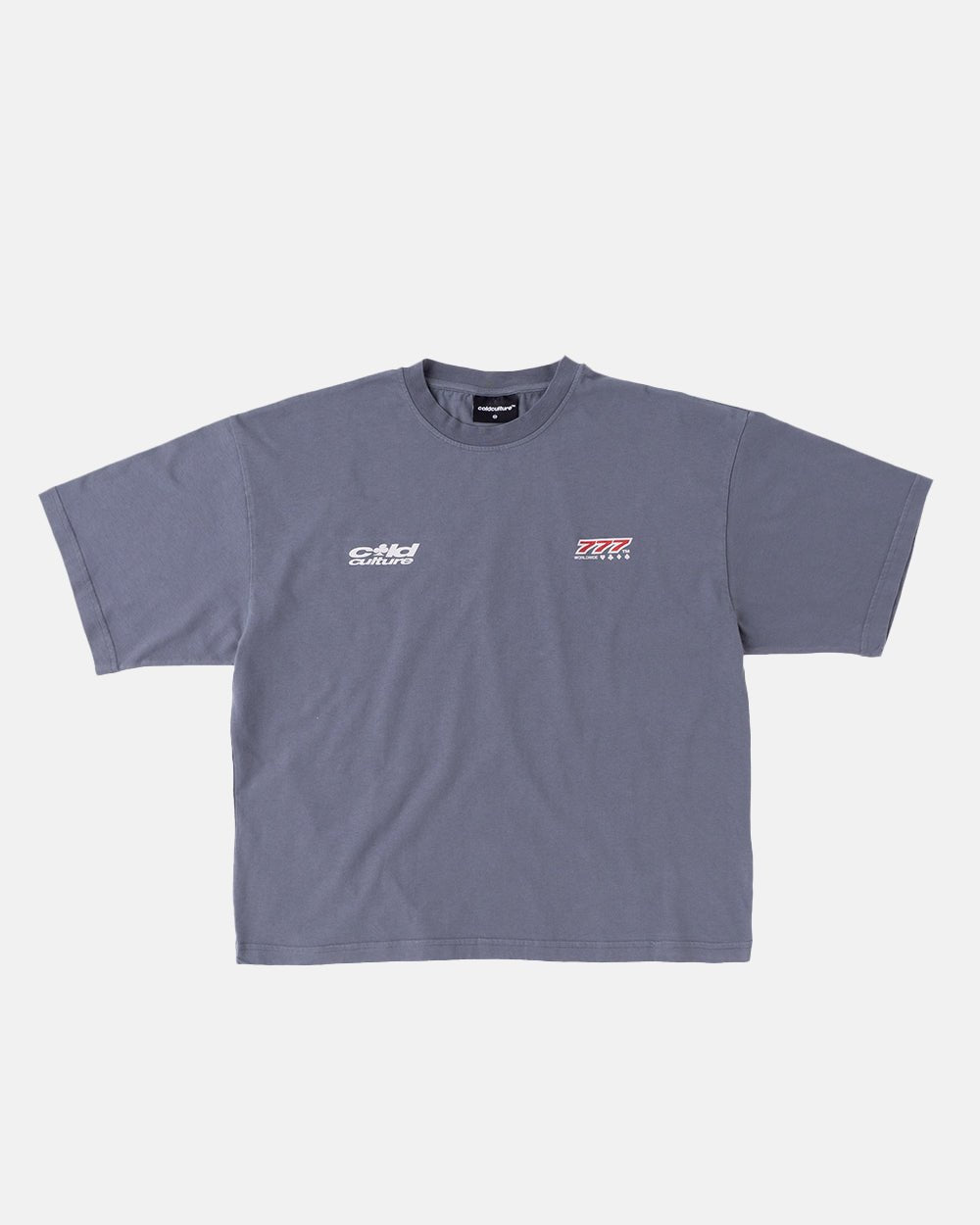 THREE SEVENS TEE DARK BLUE - COLD CULTURE