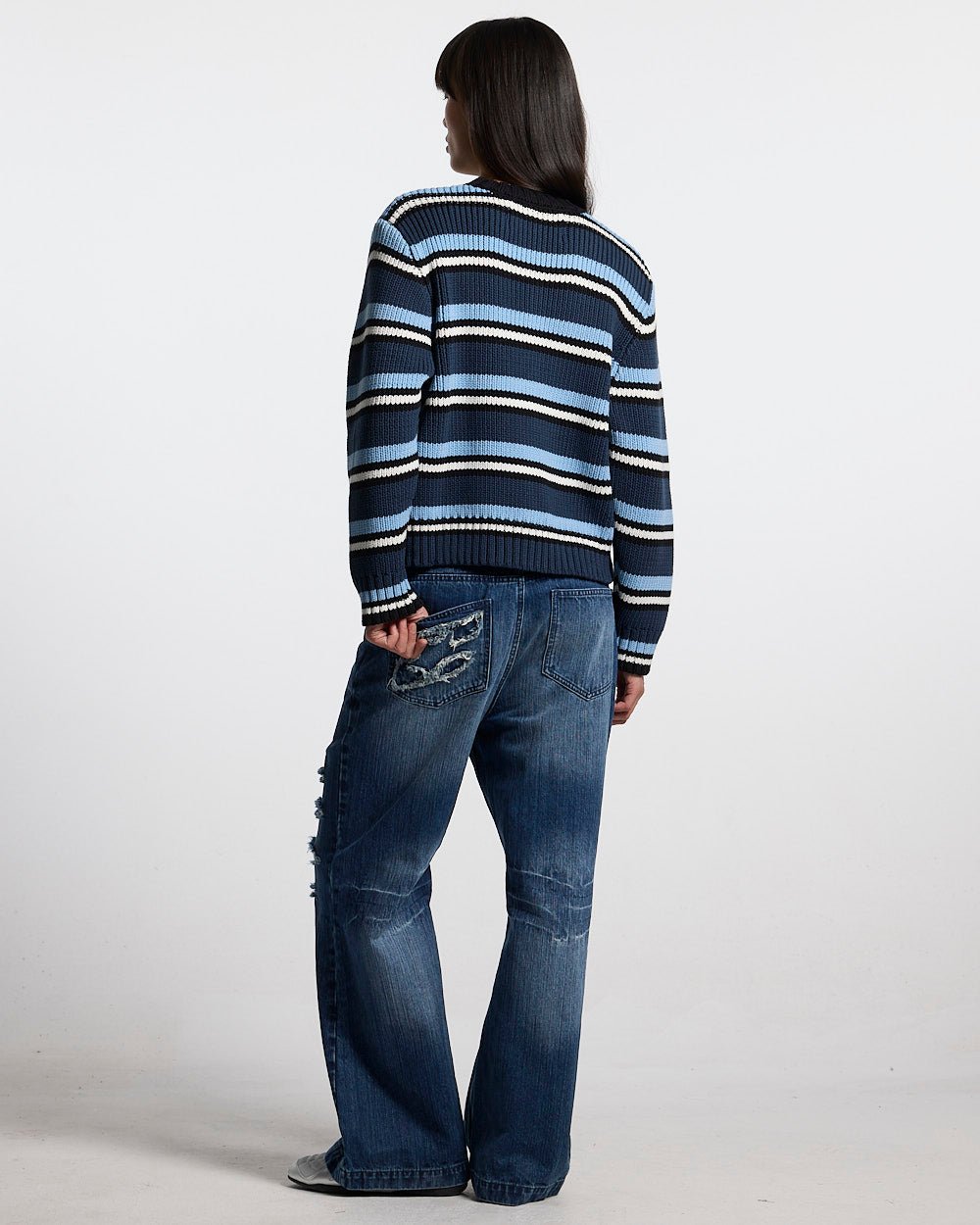 TIMELESS KNITWEAR BLUE - Cold Culture #woman