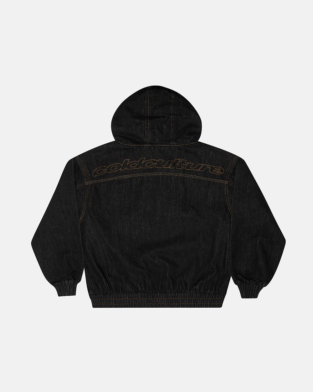 TOP BOY JACKET BLACK DENIM - Cold Culture