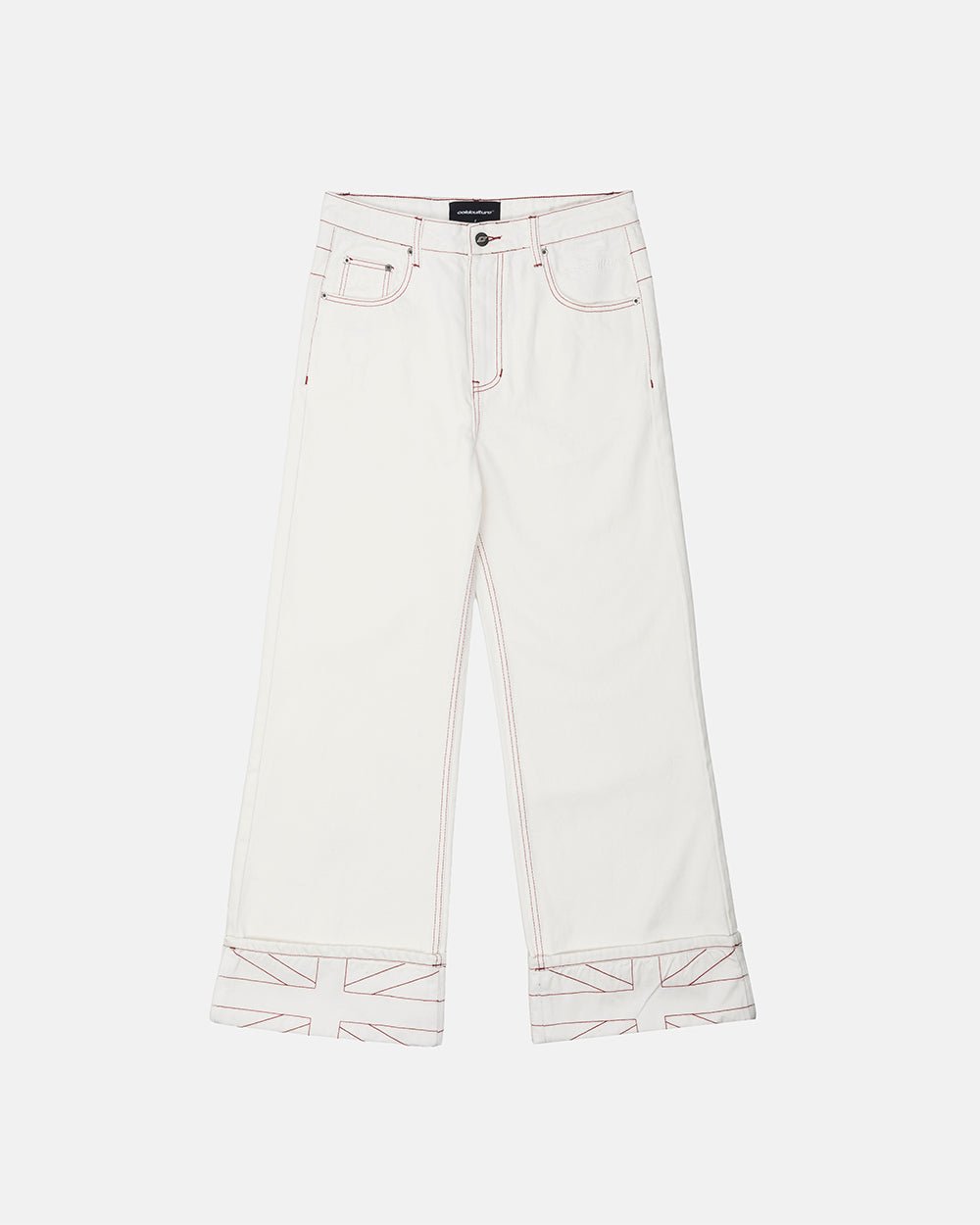 TOP BOY PANTS WHITE - Cold Culture