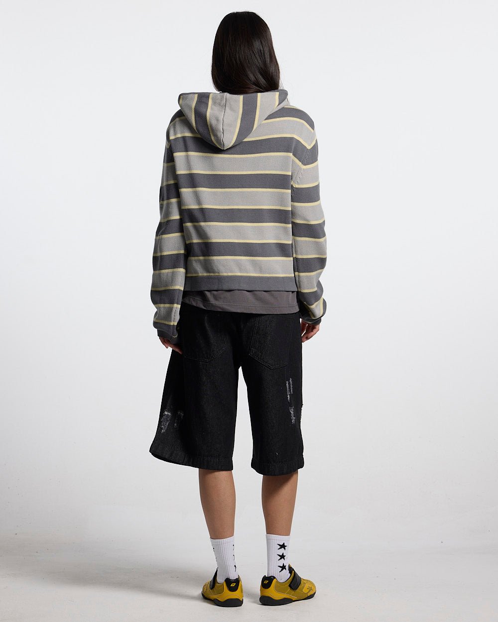 TOXIC SHORTS BLACK DENIM - Cold Culture