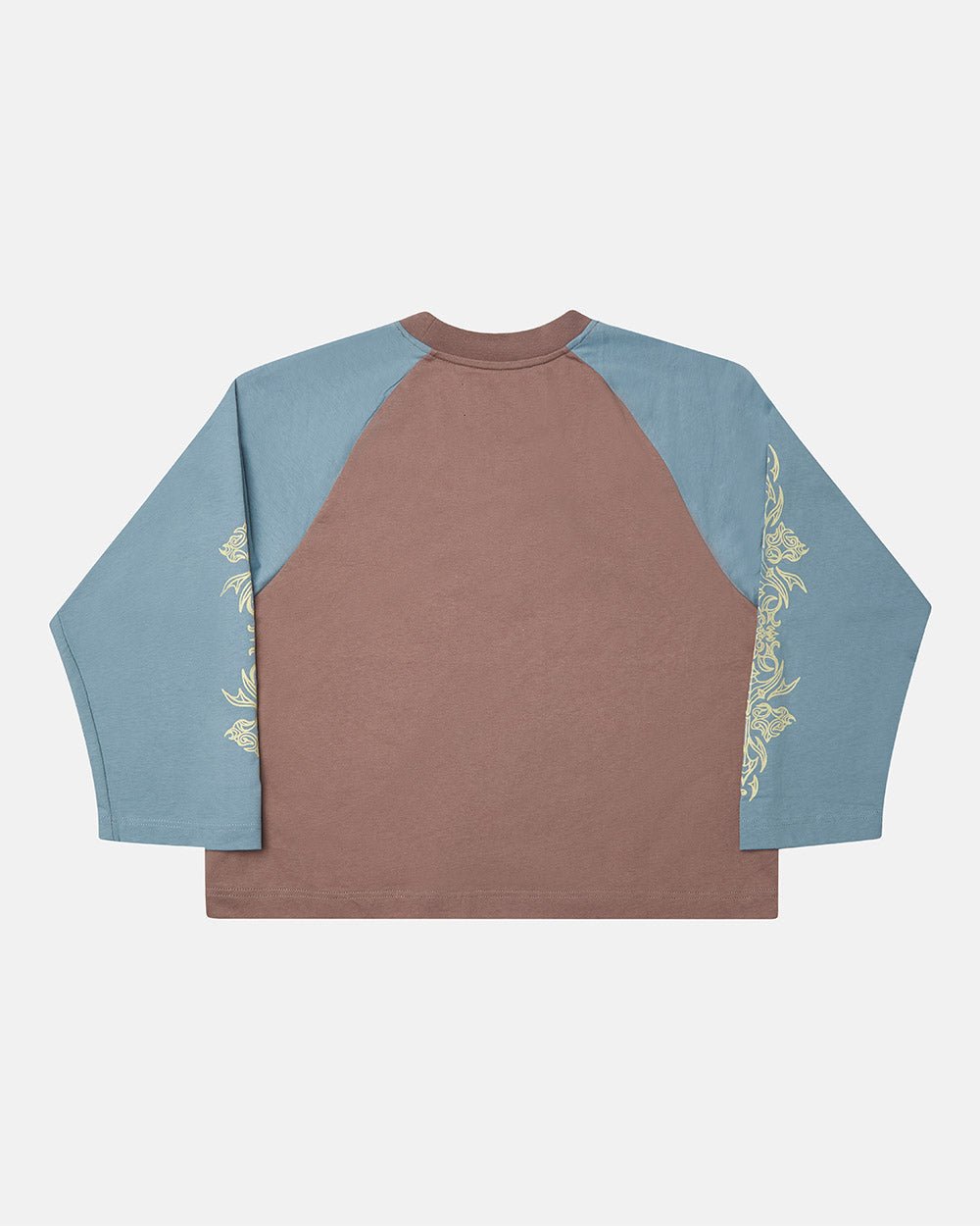 TRIBAL LONGSLEEVE BROWN & BLUE - Cold Culture