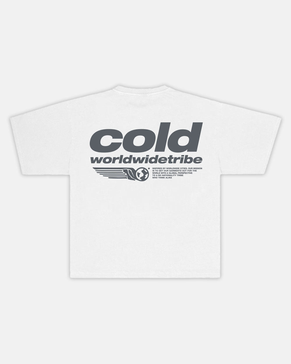 TRIBE TEE LIGHT GREY - COLD CULTURE