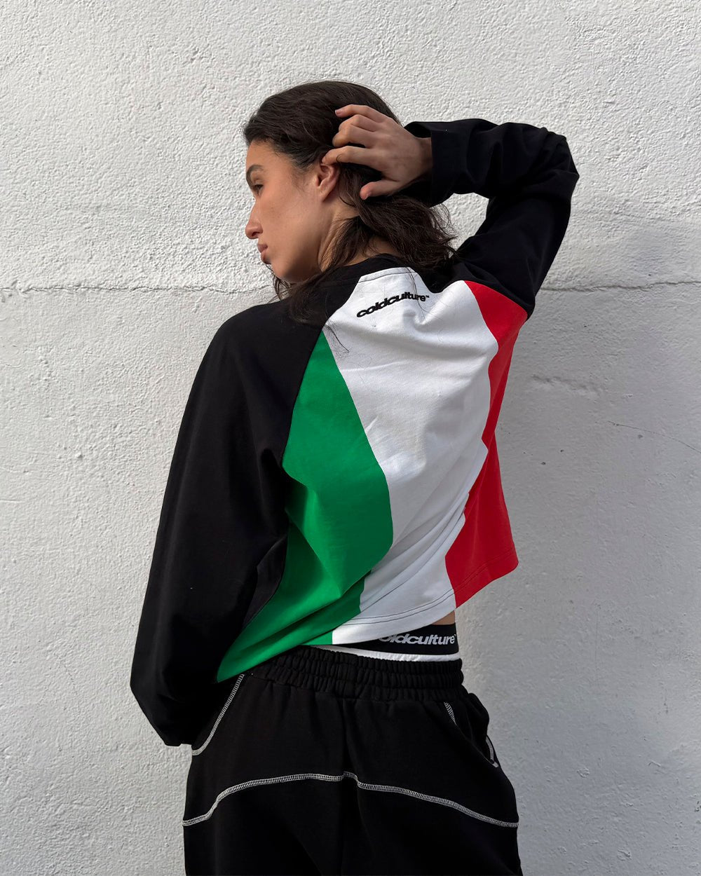 TRICOLORE LONGSLEEVE BLACK - Cold Culture
