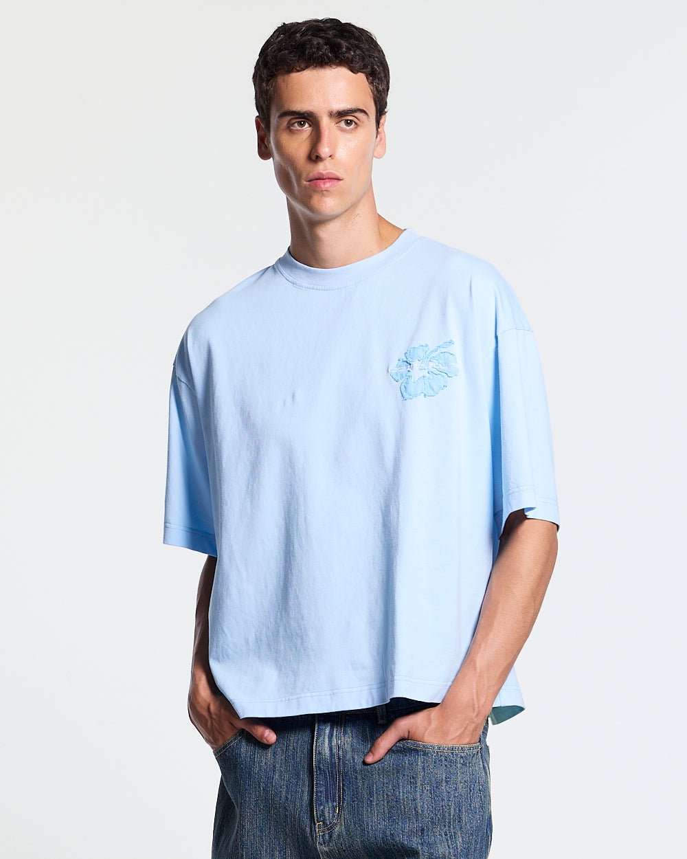 TROPICAL FEVER TEE BLUE - Cold Culture