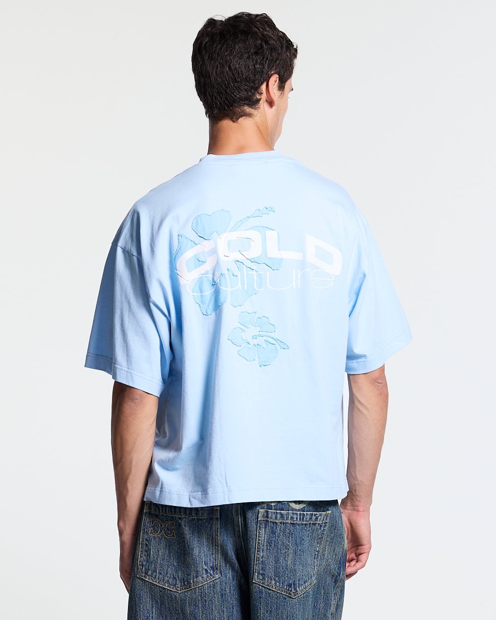 TROPICAL FEVER TEE BLUE - Cold Culture
