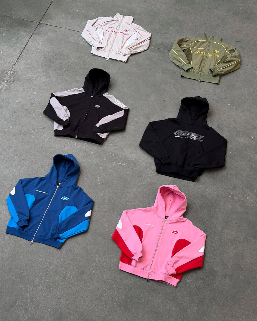 TWISTTER ZIP HOODIE BLUE - Cold Culture