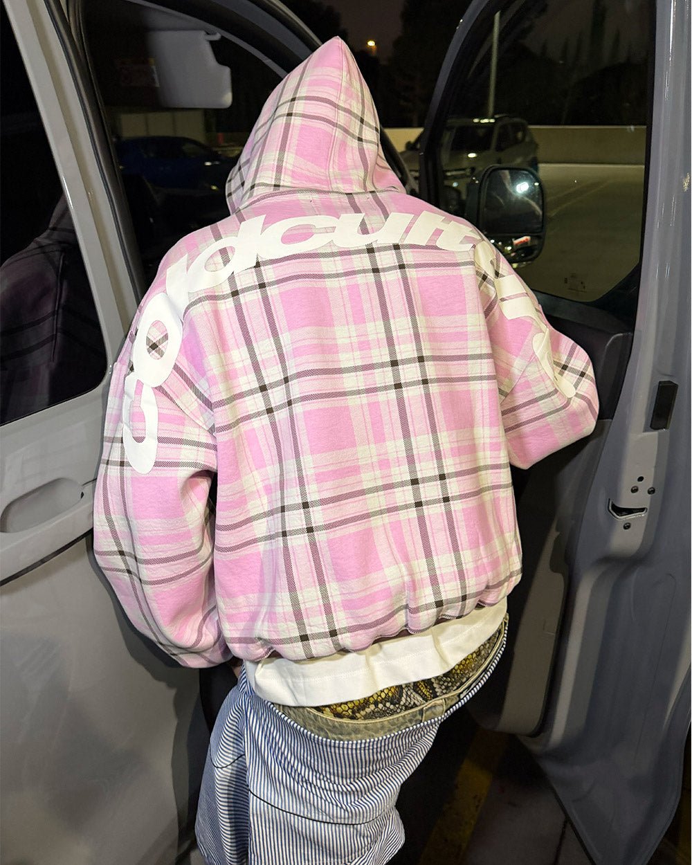 TWO FACES HOODIE BROWN & PINK - Cold Culture