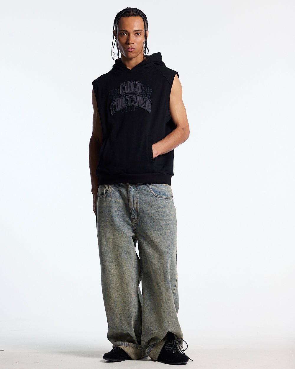 TYSON VEST BLACK - Cold Culture