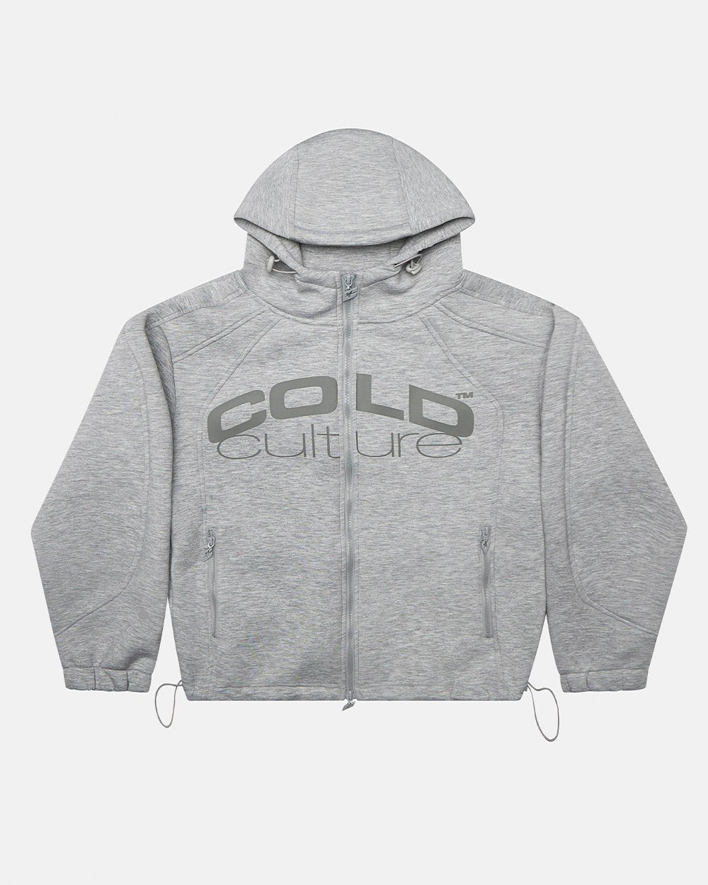 UNDERWATER ZIP HOODIE GREY - Cold Culture