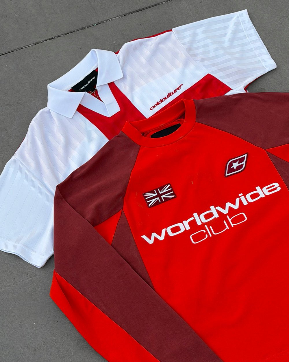 UNION LONGSLEEVE RED - Cold Culture