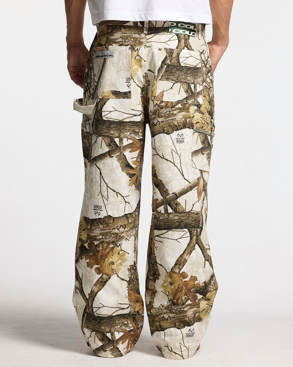 V1 CARPENTER PANTS REALTREE WHITE - Cold Culture