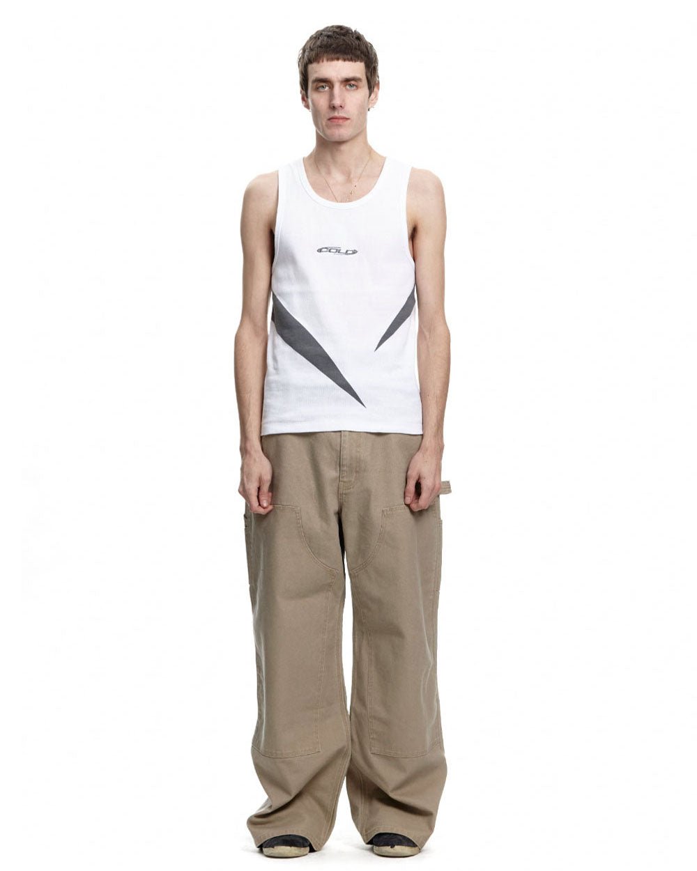 V1 DOUBLE KNEE PANTS STONE - WASHED SAND - COLD CULTURE