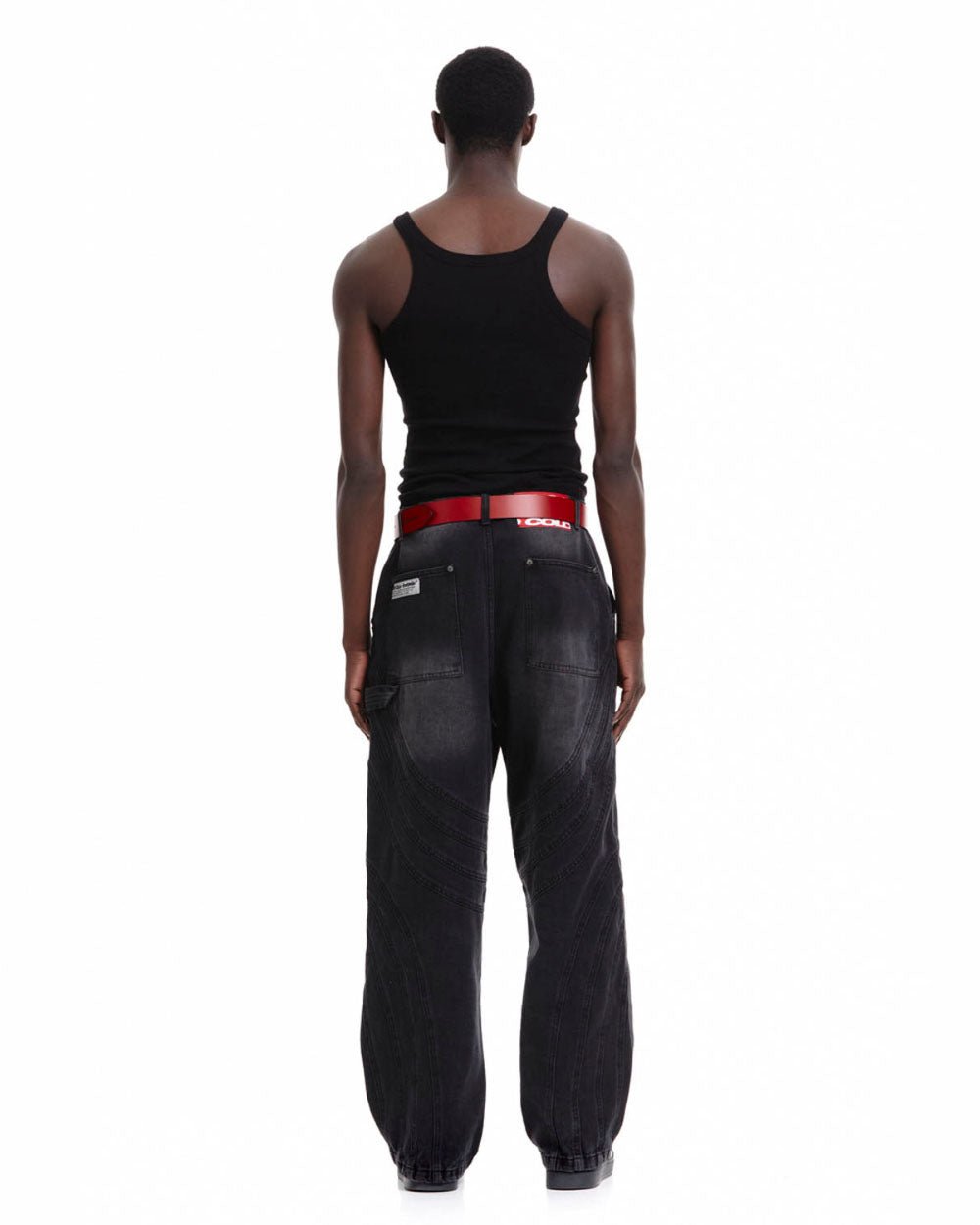 V1 MAZE PANTS BLACK DENIM - COLD CULTURE