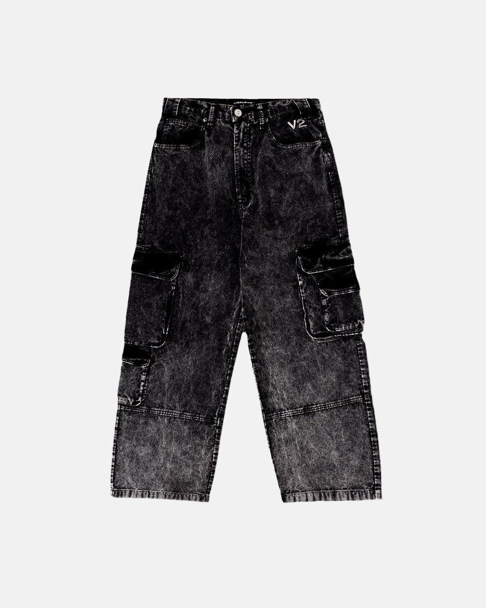 V2 CARGO PANTS CORDUROY HEAVY GREY - COLD CULTURE