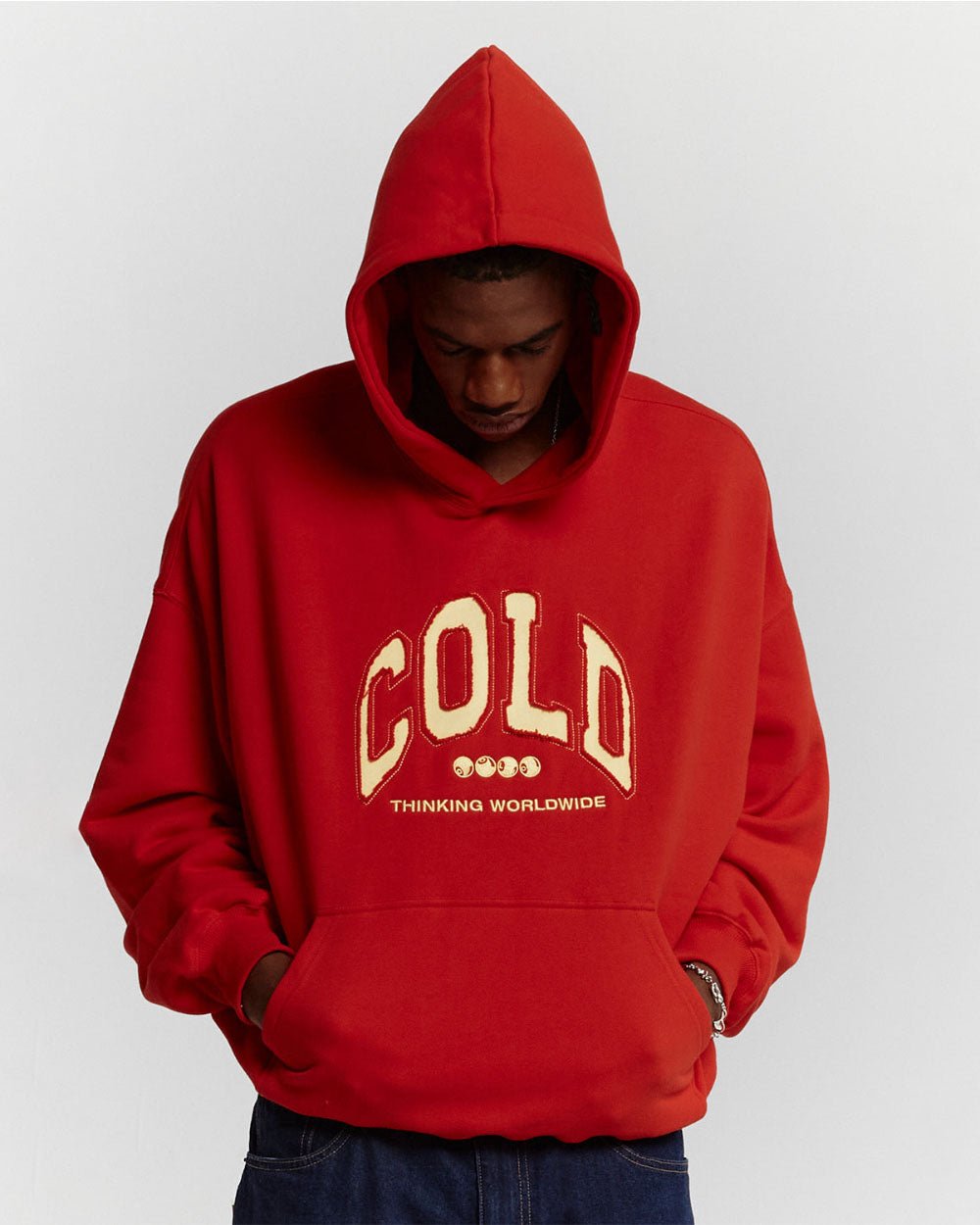 VARSITY HOODIE ASTORATH RED - COLD CULTURE #man