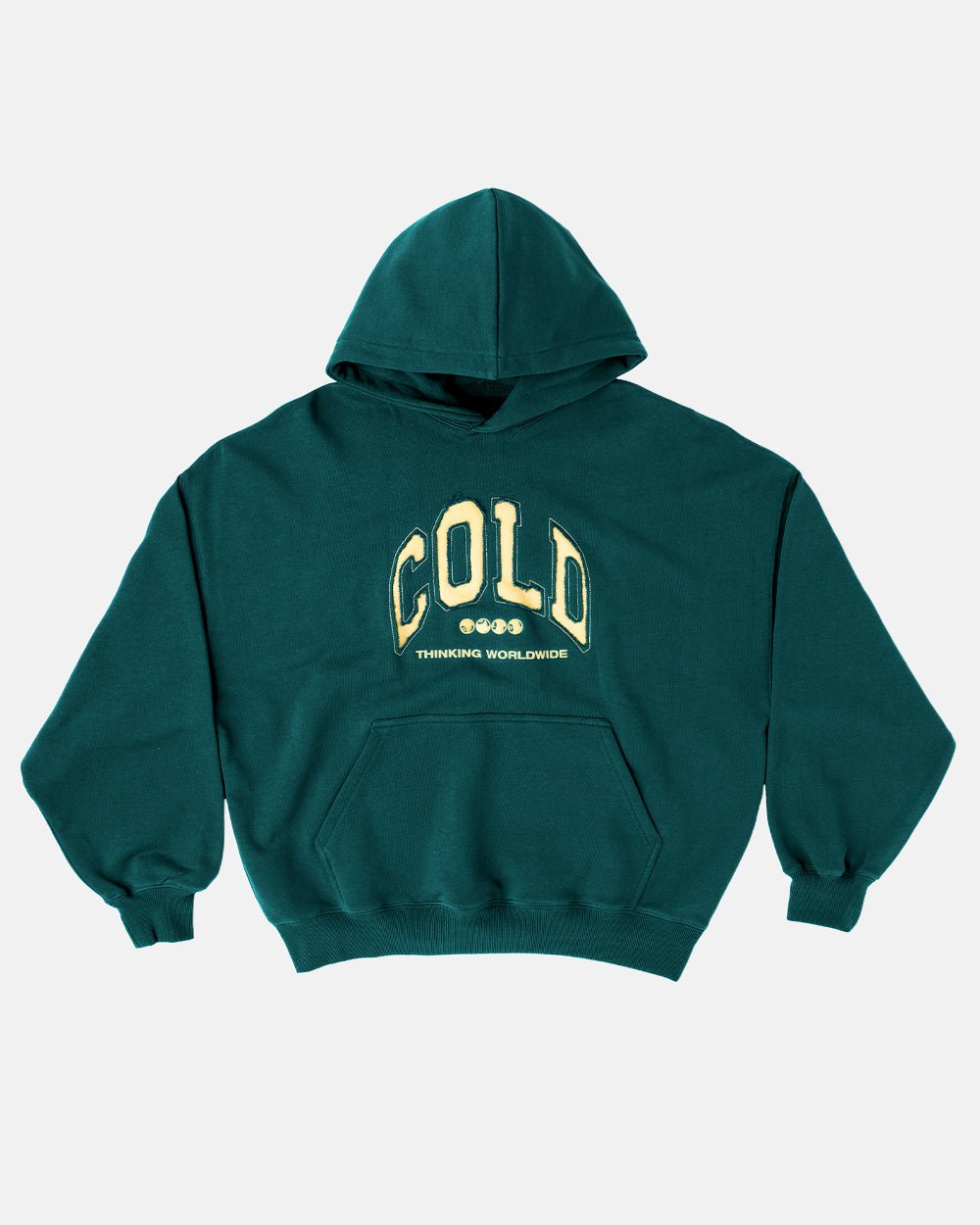 VARSITY HOODIE BRITISH GREEN - COLD CULTURE