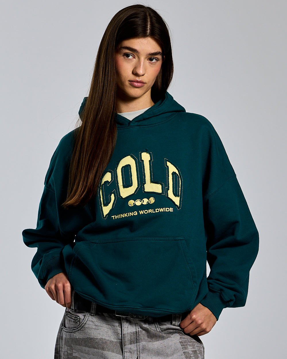VARSITY HOODIE BRITISH GREEN - COLD CULTURE