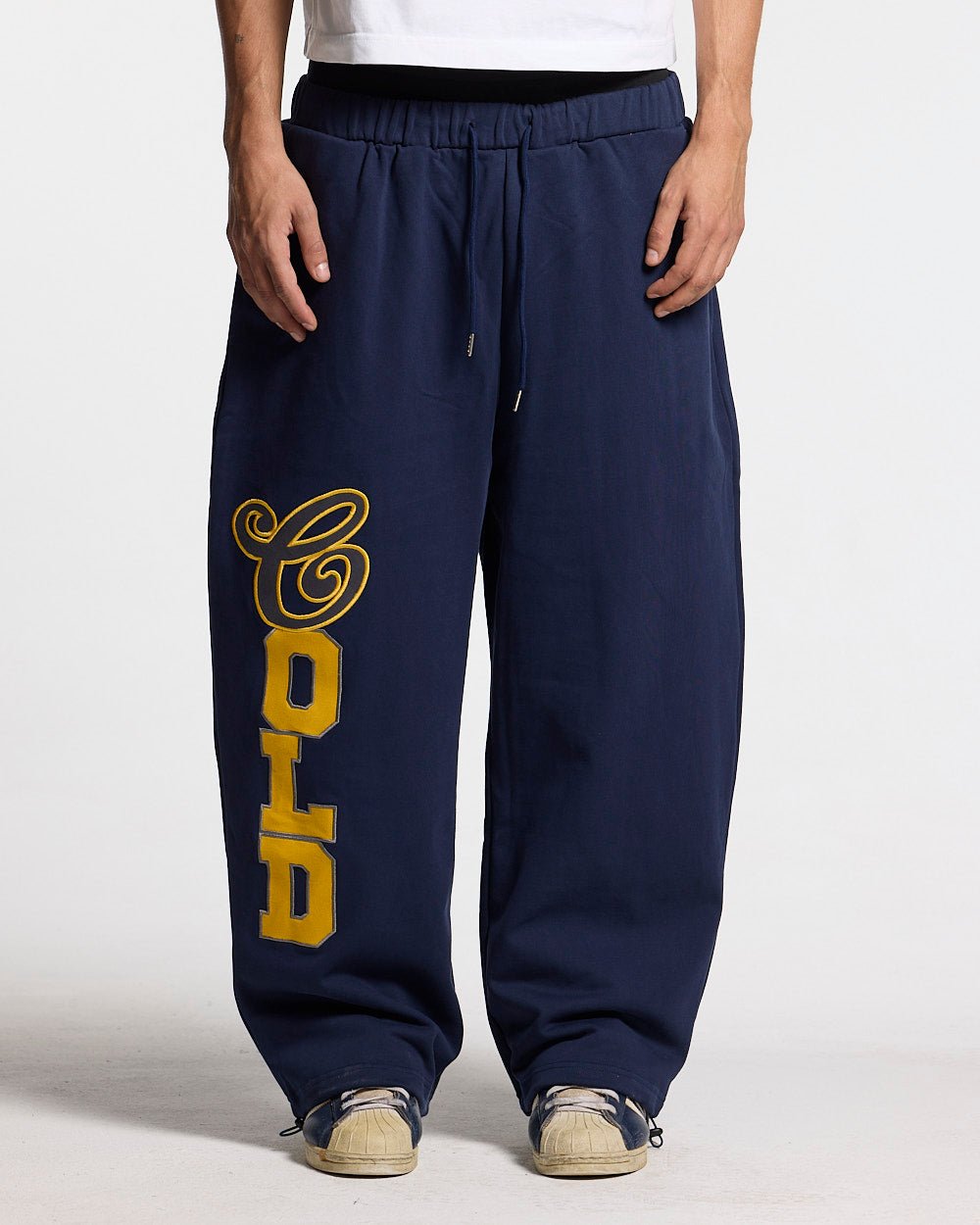 VARSITY PANTS DARK BLUE - Cold Culture #man