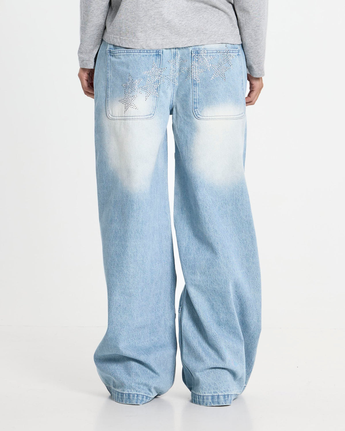 VERA LOOSE PANTS LIGHT BLUE - Cold Culture