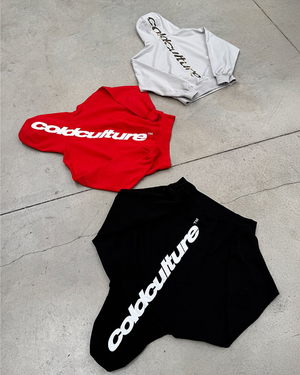 VERTICAL HOODIE BLACK - Cold Culture