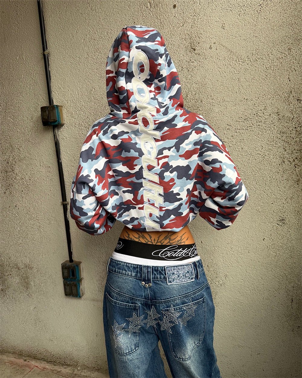 VERTICAL HOODIE CAMO - Cold Culture