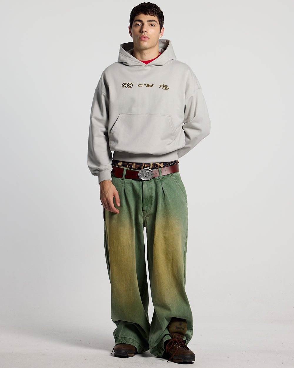 VERTICAL HOODIE LIGHT GREY - Cold Culture