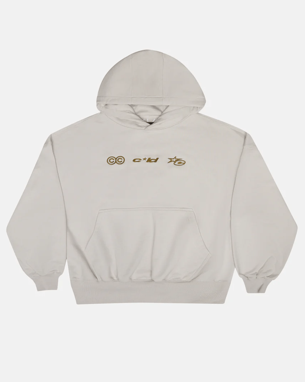 VERTICAL HOODIE LIGHT GREY - Cold Culture