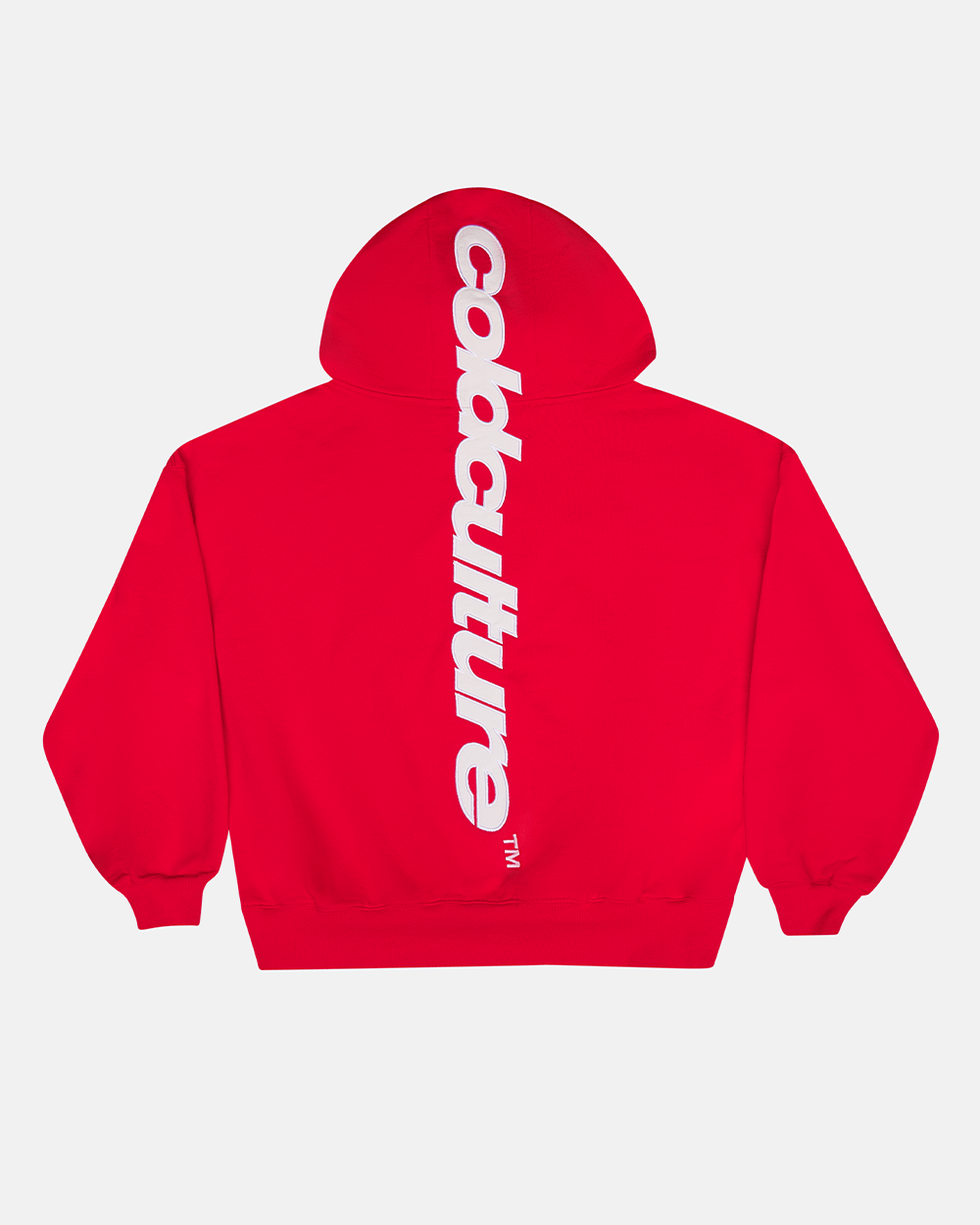 VERTICAL HOODIE RED - Cold Culture