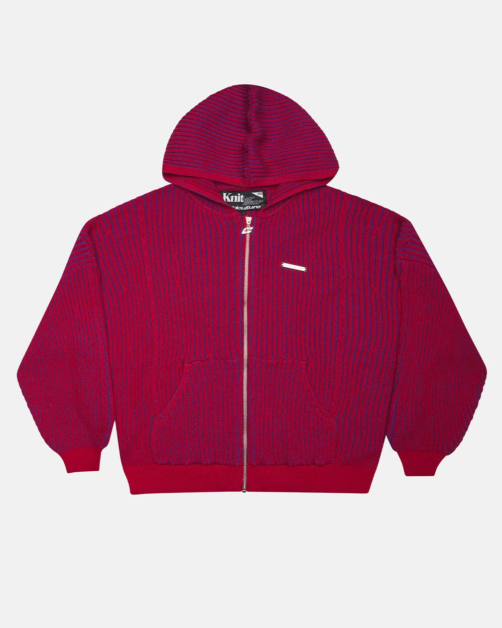 VIBE JUNCTION KNIT BLUE & RED - Cold Culture