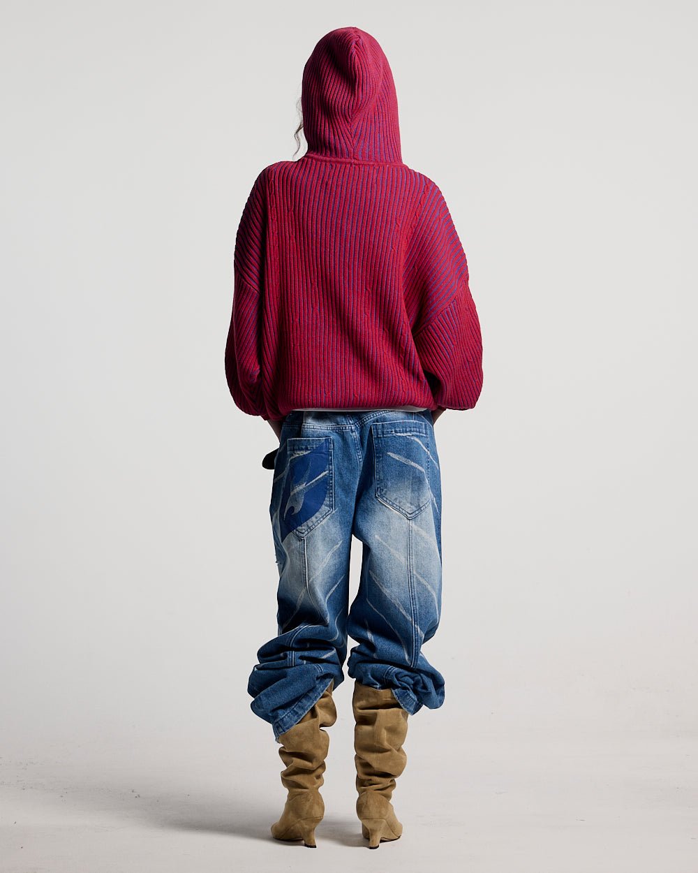 VIBE JUNCTION KNIT BLUE & RED - Cold Culture