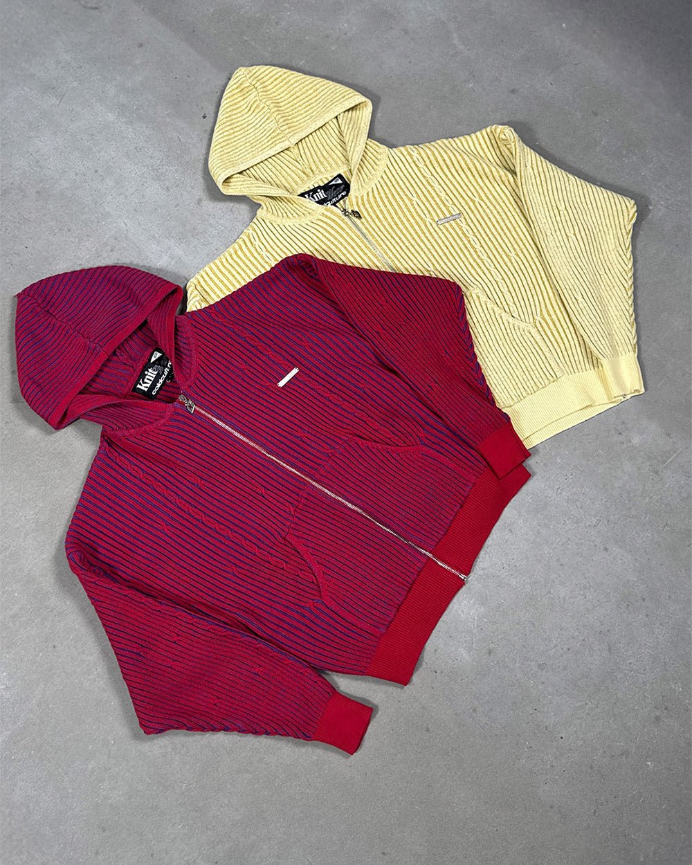 VIBE JUNCTION KNIT BLUE & RED - Cold Culture