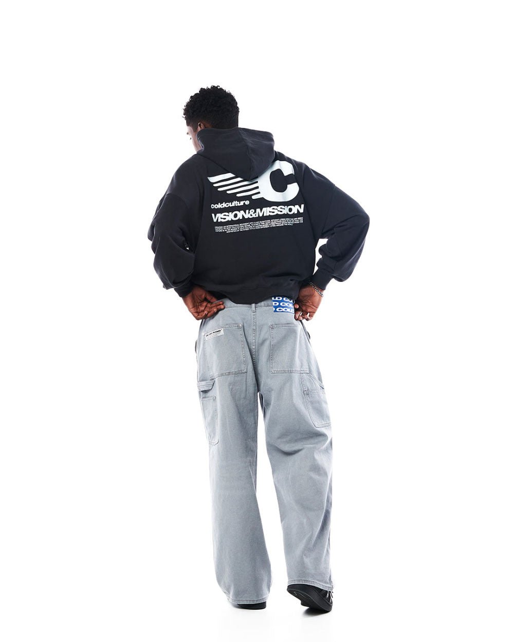 VISION MISSION HOODIE INDIA INK - COLD CULTURE #man