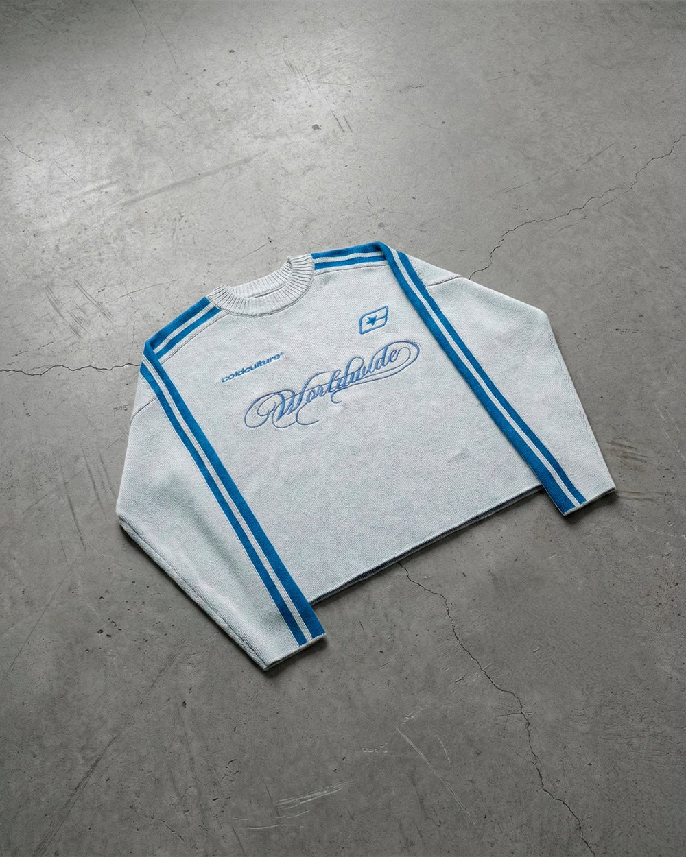 W80 KNITWEAR GREY - Cold Culture