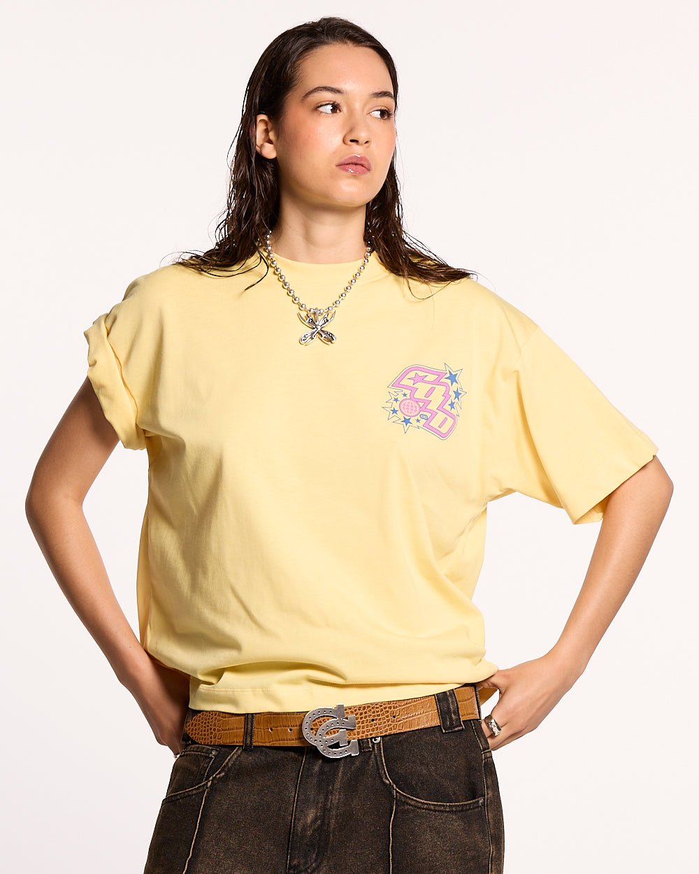 WALKER TEE BRIGHT YELLOW - COLD CULTURE