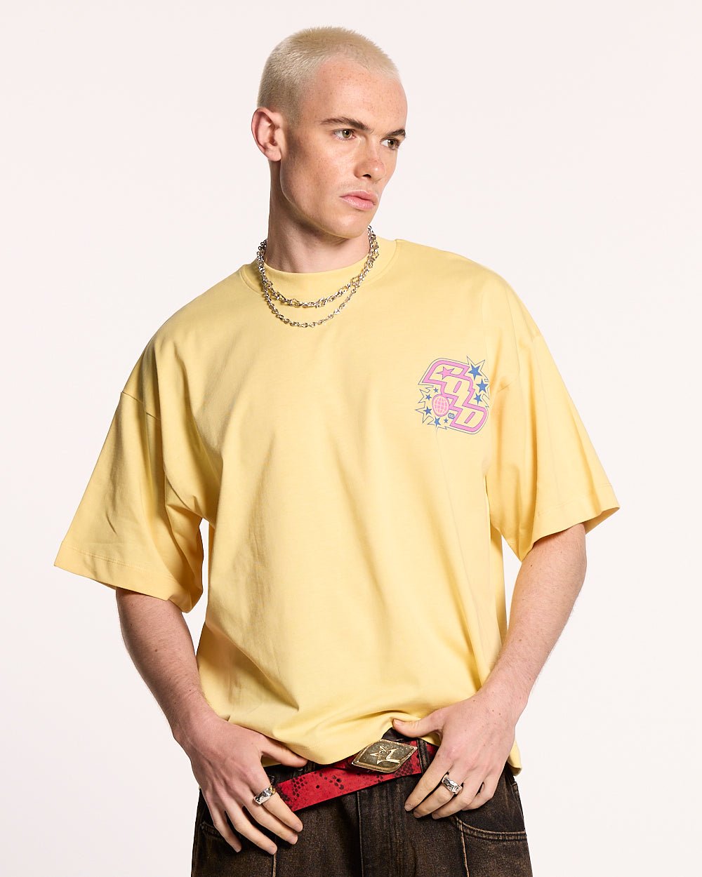 WALKER TEE BRIGHT YELLOW - COLD CULTURE