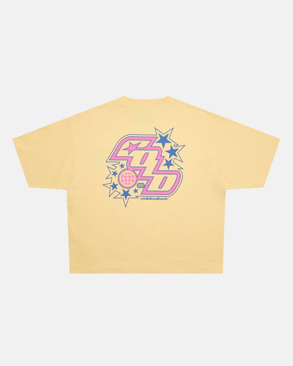 WALKER TEE BRIGHT YELLOW - COLD CULTURE