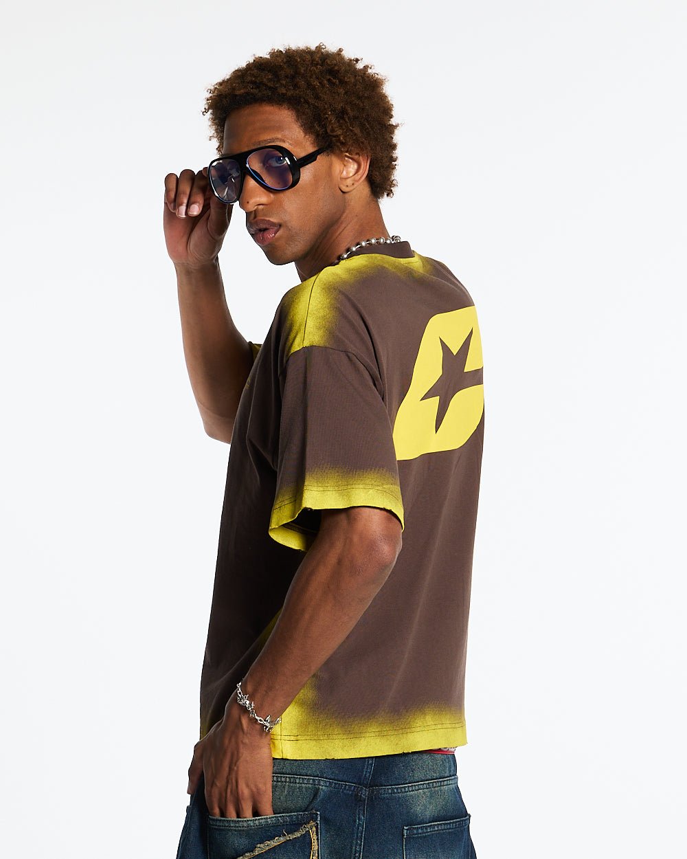 WANDER ON TEE CHOCOLATE BROWN - COLD CULTURE #man