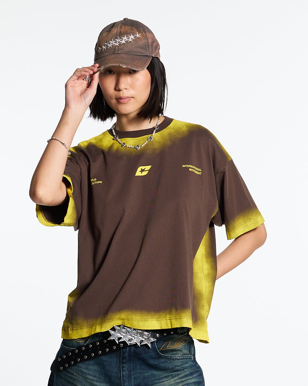 WANDER ON TEE CHOCOLATE BROWN - COLD CULTURE