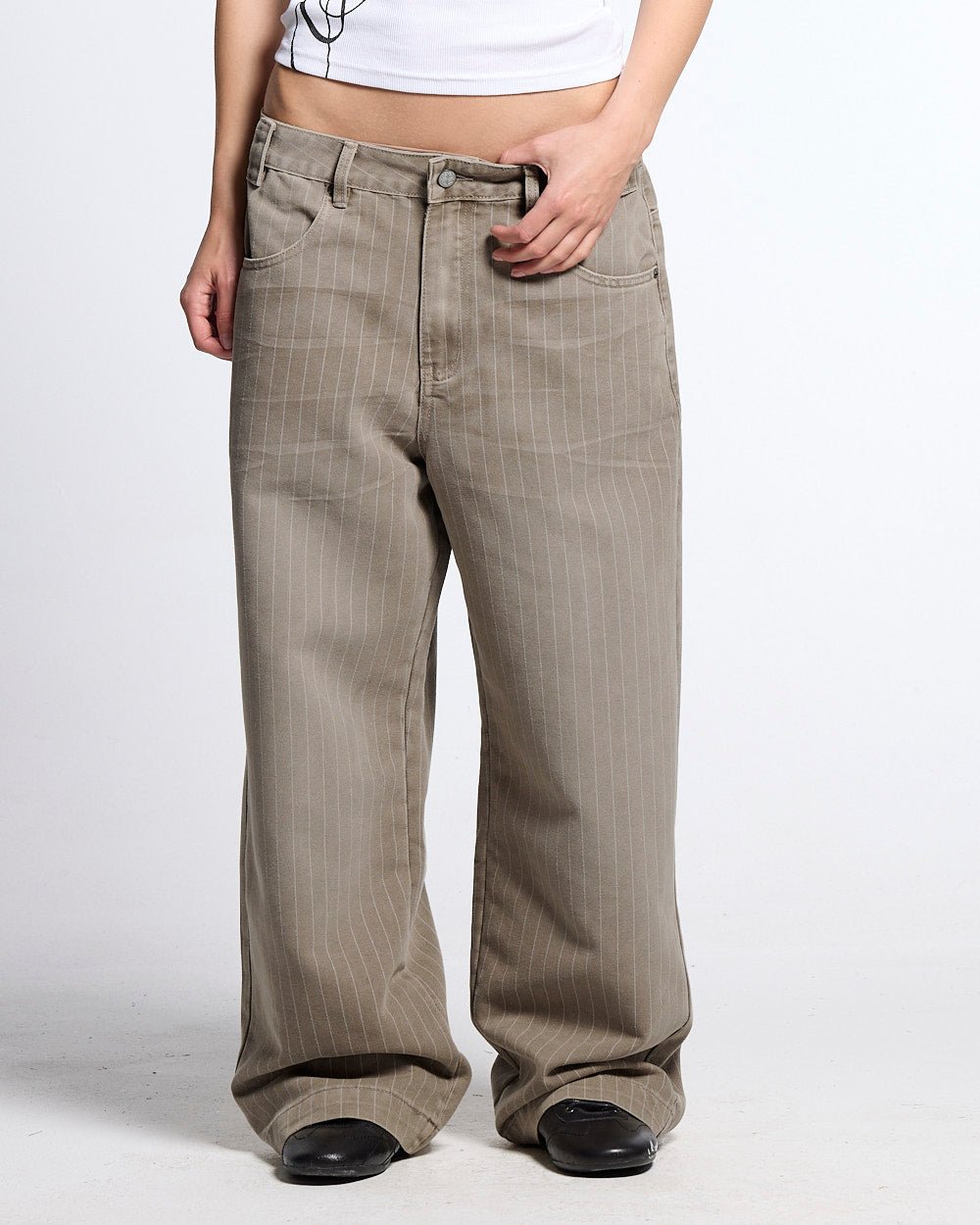 WASHED CASINO V1 PANTS BEIGE - Cold Culture