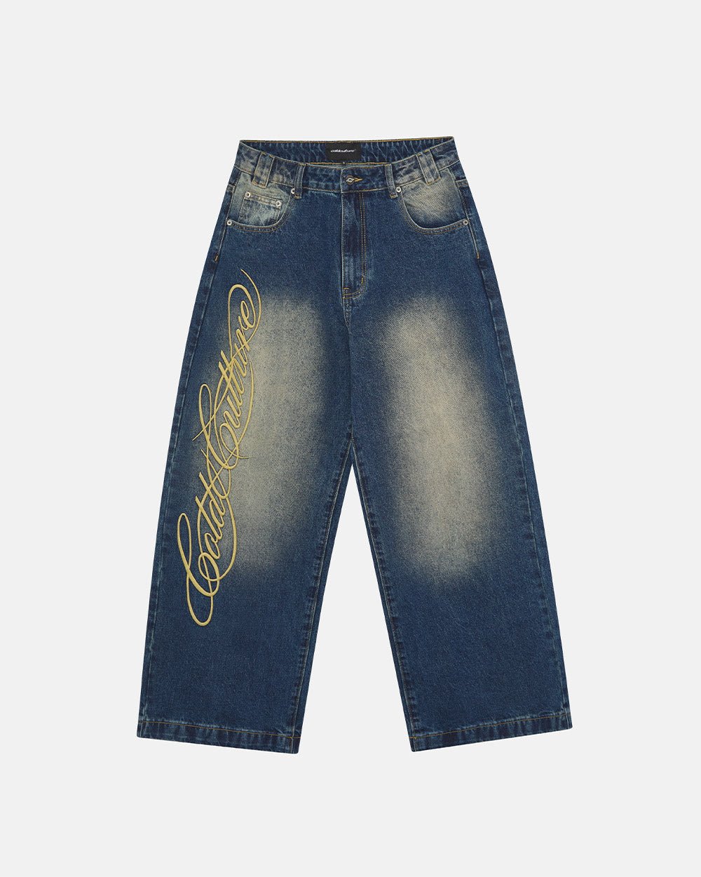 WIBBLE SCRIPT V3 PANTS BLUE - Cold Culture