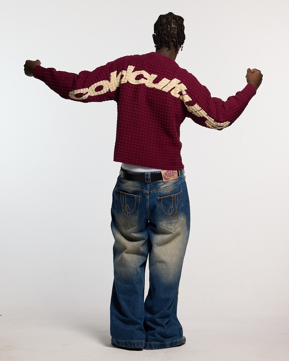 WIBBLE SCRIPT V3 PANTS BLUE - Cold Culture