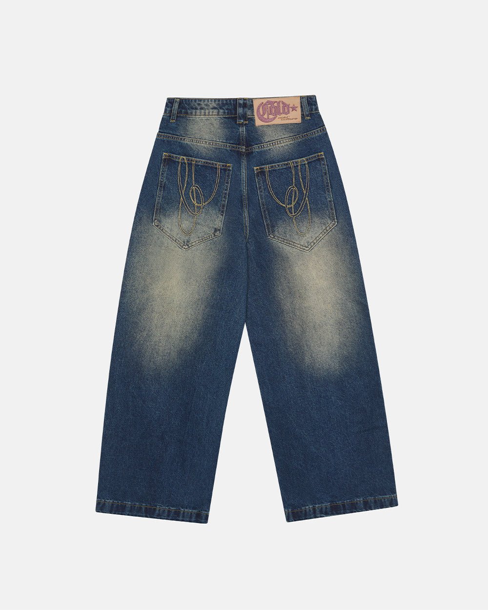 WIBBLE SCRIPT V3 PANTS BLUE - Cold Culture