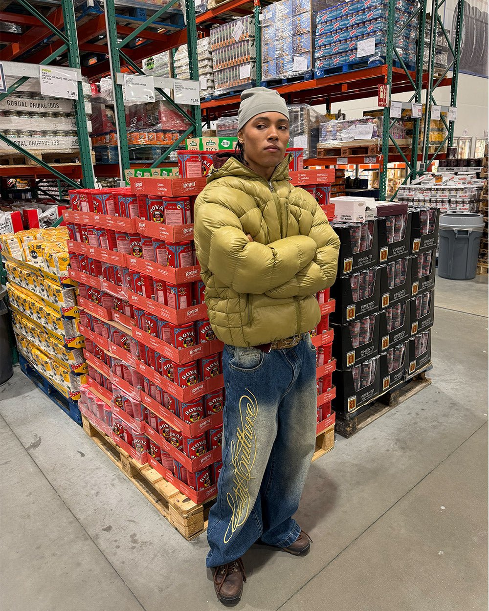 WIBBLE SCRIPT V3 PANTS BLUE - Cold Culture