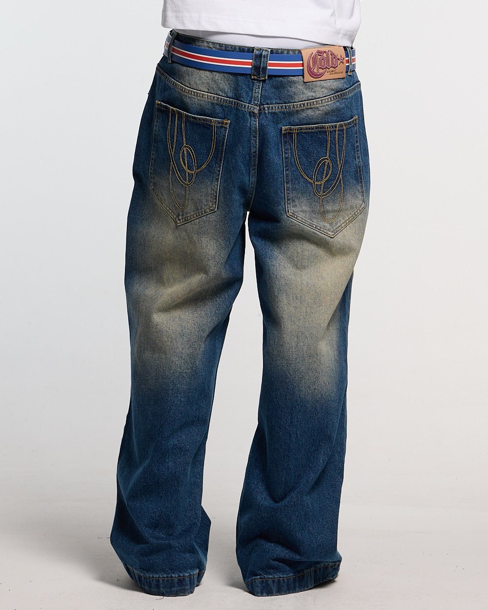 WIBBLE SCRIPT V3 PANTS BLUE - Cold Culture