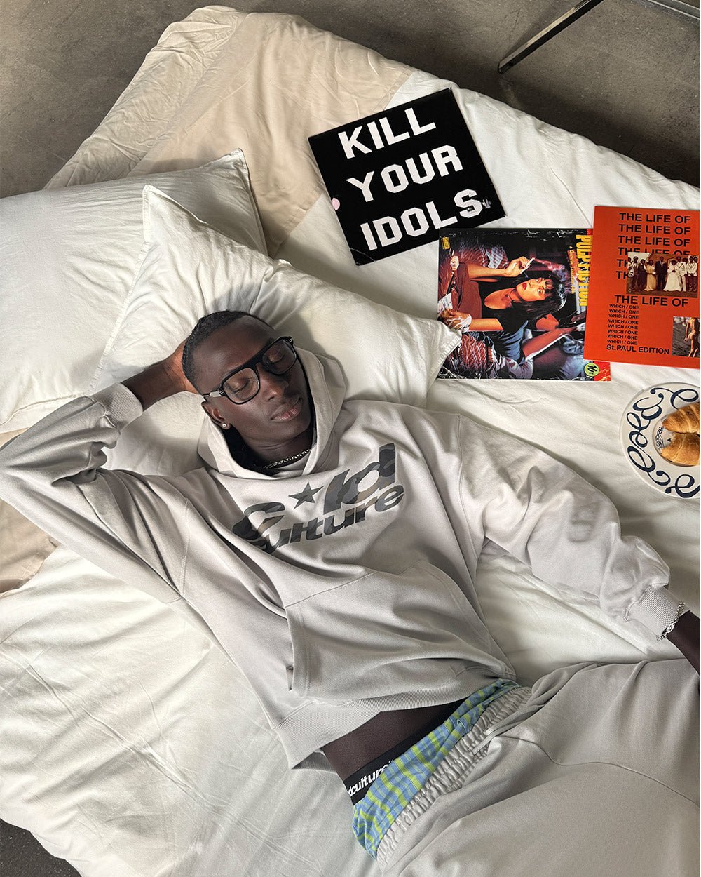 WILD CAMO HOODIE LIGHT GREY - Cold Culture